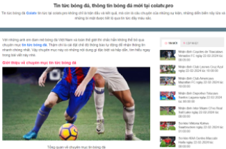 Cola TV - Xem trực tiếp bóng đá dễ dàng, không giới hạn bản quyền